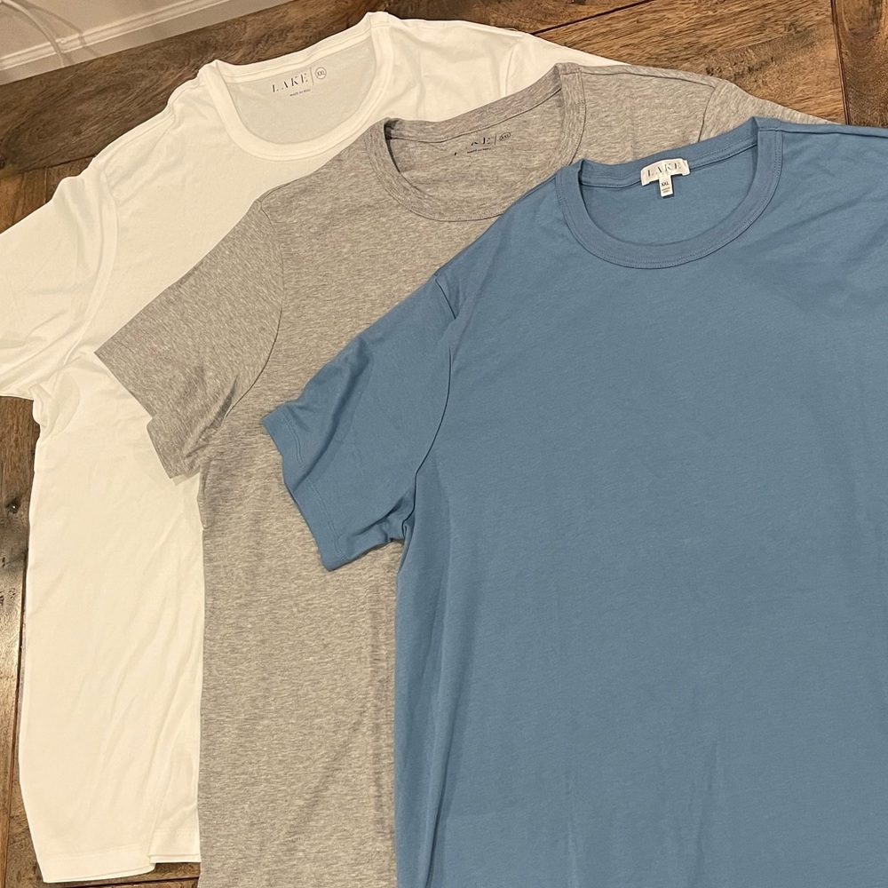 NWOT Men’s LAKE cotton sleep shirts - 3 color bundle!